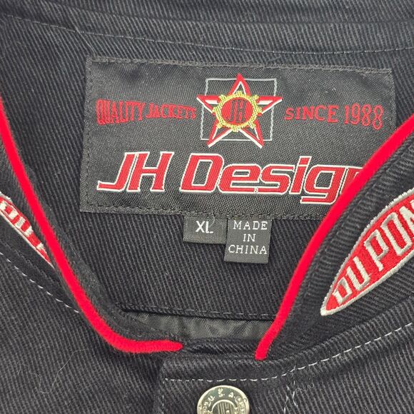 Vintage Jeff Gordon #24 Dupont Flame Nascar Jacket JH Design Men's XL - Picture 6 of 11
